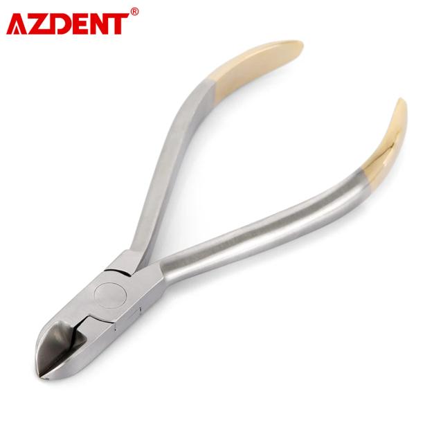 AZDENT Dental Orthodontic Plier Distal End Cutter Ligature Cutter for Arch Wires Stainless Steel Dentists Instrument Tool on Productcaster.