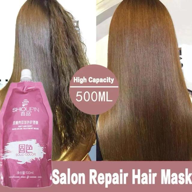 500ml Hair Mask Repair Damage Hair Shampoo Keratin Hair No Disposable Repairing Spa Steaming Treatment Cream Hair&Scalp O5T4 on Productcaster.