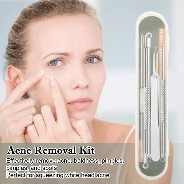 Acne Needle Blackhead Clip Beauty Salon Picking And Clip Acne Stainless Squeezing Tool Steel Closed Acne To Kit Remove Mout W5Z1 on Productcaster.