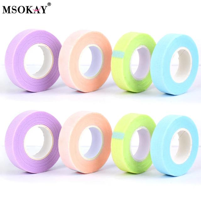 Micropore Eyelash Tape 5 Rolls Breathable Non-woven Cloth Adhesive Tape Eye Lash Extension Stickers Makeup Tools Eye Patches on Productcaster.