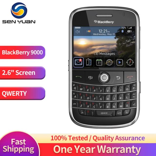 Original Unlocked Blackberry Bold Touch 9900 3G Mobile Phone QWERTY 2.8'' WiFi 5MP 8GB ROM BlackBerryOS Dakota Magnum CellPhone on Productcaster.