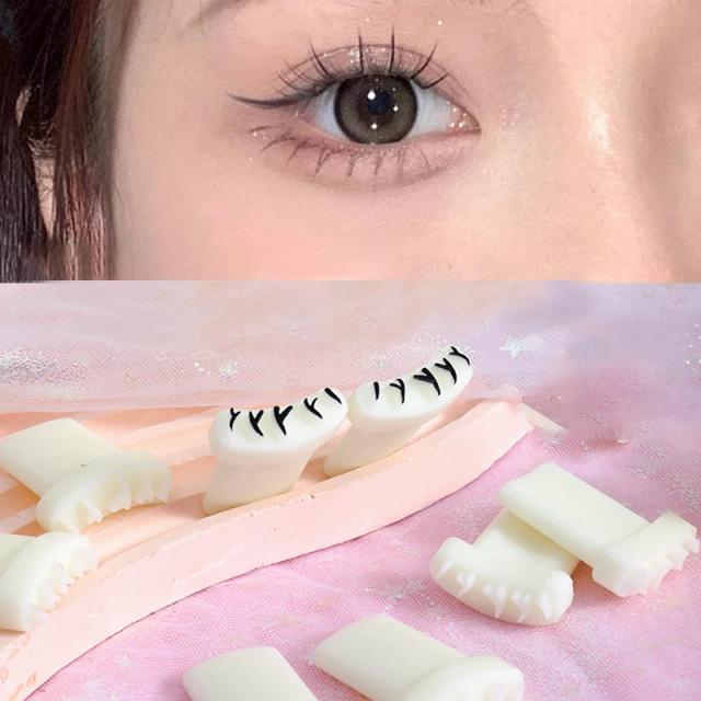 1/2Pcs Eyelash Stamps Tool Eye Makeup Tool Diy Lower Lashes Extensions Natural Look For Makeup Beginner False Eyelash on Productcaster.