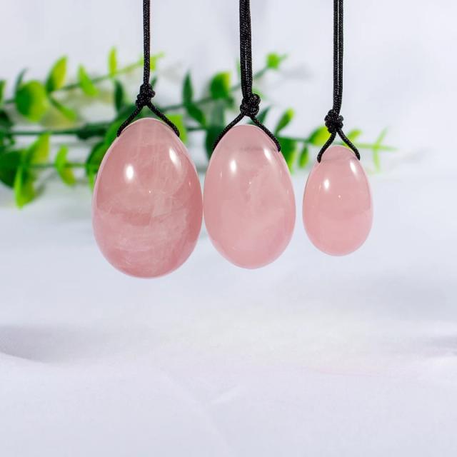 100% Pure Natural Quartz Yoni Egg Set Kegel Exerciser Balls Vginal Balls Muscle Jade Eggs Massager Ball Vaginal Tightening on Productcaster.