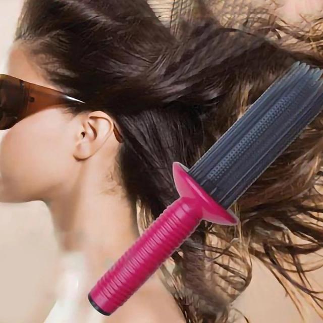 Fluffy Styling Curler Curls Comb Hair Curler Heatless Air Curly Anti‑Slip Curling Wand No Harm To Hair Beauty Makeup Tool on Productcaster.