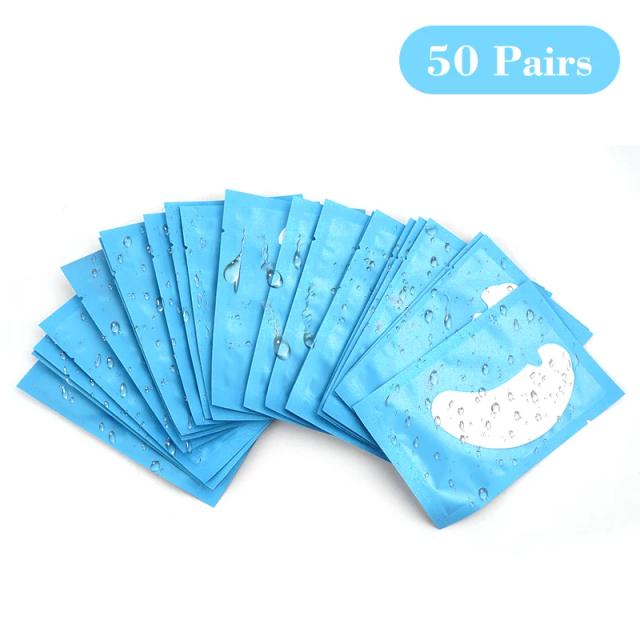 50Pairs U Shape Under Eye Patches Hydrating Gel Pads False Eyelash Extension Supplies & Makeup Tools Cosmetic Wholesale Eyelash on Productcaster.