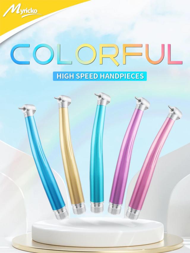 Dentistry Colorful High Speed Handpiece Air Turbine B2 M4 Ceramic Bearing Dental Teaching Model Products Dentist Tips NSK Style on Productcaster.