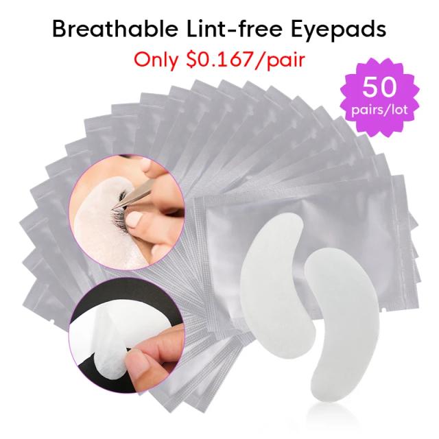 Korea Lint Free Patches Eyelash Under Eye Pads hydrogel eye patch for Eyelash Extension Patches Eye Make Up Tools on Productcaster.