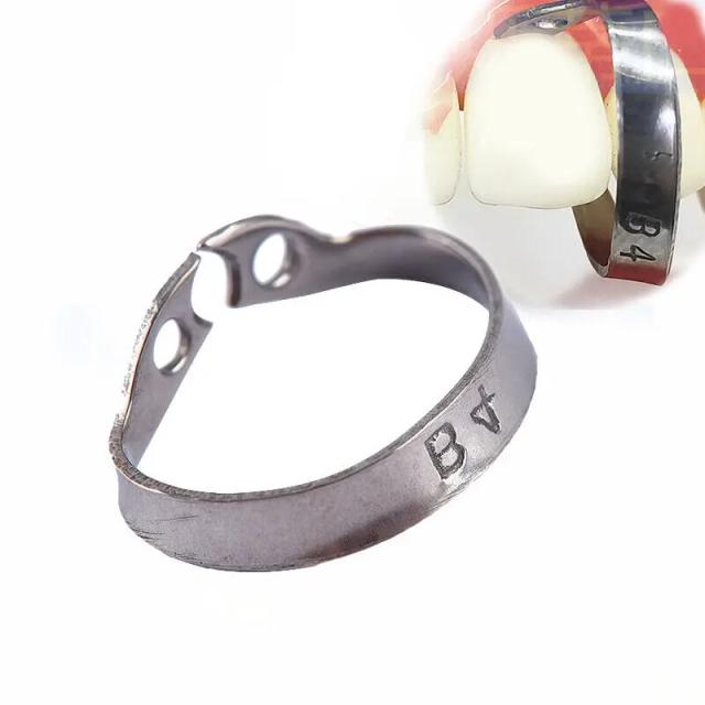 #B4 Dental Rubber Dam Clamps Stainless Steel Holder Placer Clips 134℃ for Premolar Bicuspid Resin Clamp on Productcaster.