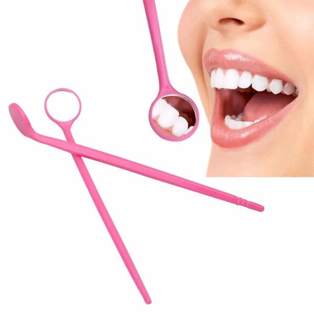 1Pcs Colorful Dental Tooth Mirror Cute Cheap Produtos Dentist Tools Dental Mouth Looking Glass Teeth Whitening Clean Oral Tool on Productcaster.