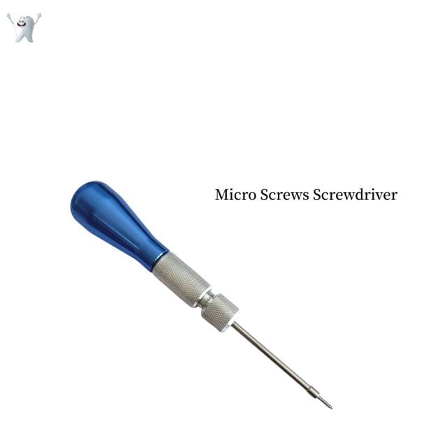 Dental Mini Screw Implants Orthodontic Bone Anchor Micro Screws Screwdriver on Productcaster.