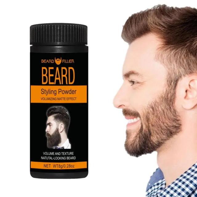 Safe Beard Texturing Stick 8g Non-Sticky Mustache Styling Volumizing Natural Beard Powder Stick Thick Tool Long Lasting Cover on Productcaster.