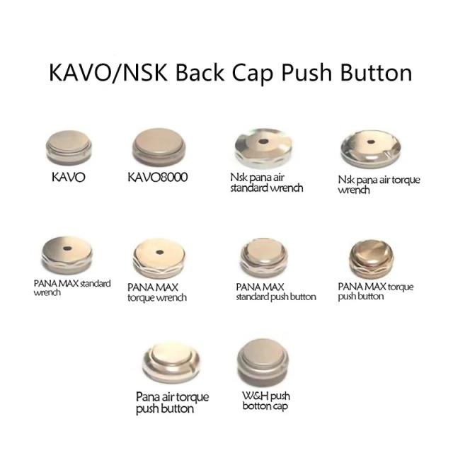 Dental Handpiece High Speed Head Cap Handpiece Torque Cap Stainless Fit KAVO NSK PANA MAX Push Button/Key Head Back Cover on Productcaster.