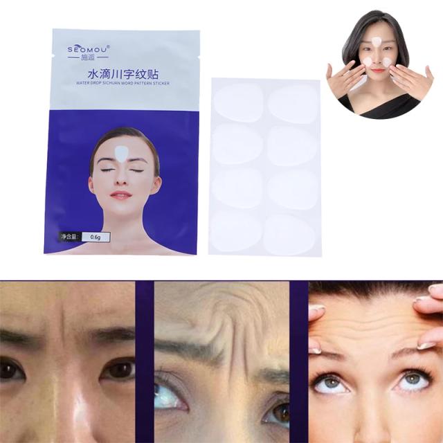 24Pcs Reusable Silicone Anti Aging Patch Face Forehead Beauty Sticker Anti-wrinkle Sticker Tightening Facial Mask Skin Care on Productcaster.