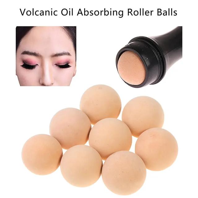 Face Oil Absorbing Roller Natural Volcanic Stone Facial Pore Cleaning Oil Removing Massage Body Stick Makeup Face Skin Care Tool on Productcaster.