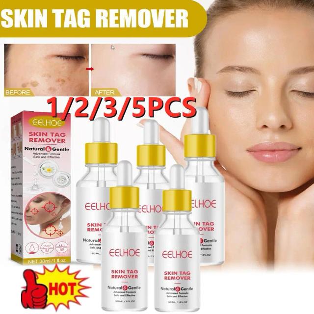 1/2/3/5 PCS Super Luxe Skin Tag Remover Skin Tag Removal Mole Removal Mole Skin Serum Dark Spot Remover for Face and Body on Productcaster.