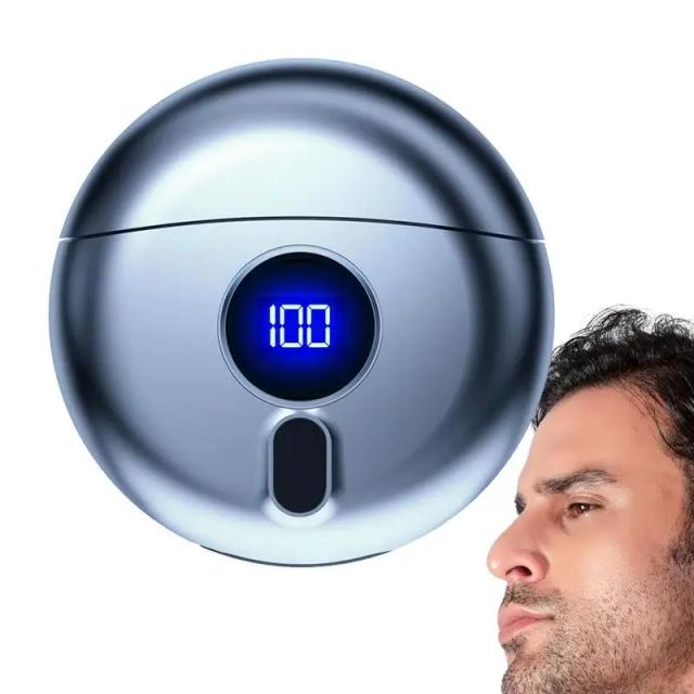 Mini Portable Electric Shaver USB Electric Shaver With LED Display Flying Saucer Shape Electric Razor Pocket Rechargeable on Productcaster.