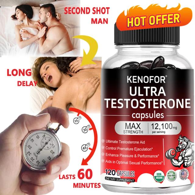 Testosterone Booster for Men - Helps Increase Stamina, Strength and Confidence, Prolong Erections and Be A Real Man on Productcaster.