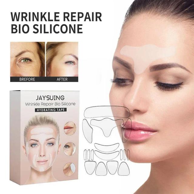 Anti Wrinkle Pad Stickers Neck Forehead Line Removal Silicone Chin Firming Up Eye Lift Reusable Anti Aging Patch Gel Sticke K3M0 on Productcaster.