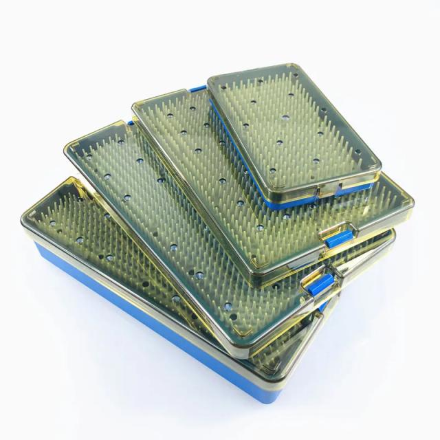 Silicone Sterilization tray case box Ophthalmic dental Surgical Instruments Disinfection Box on Productcaster.