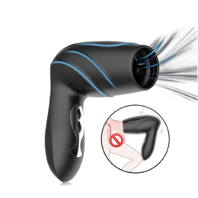 Blowjob Penis Pump 10-Frequency Vibrator Hair Dryer Automatic Sucking Pussy Vagina Penis trainer Male Masturbator Cup For Men on Productcaster.