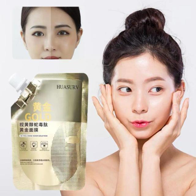 Retinol Snake Venom Peptide Gold Mask Improve Skin Hydrating Dullness,Firmness Face Apply Skin Mask Moisturizing Cream Brig O3P4 on Productcaster.