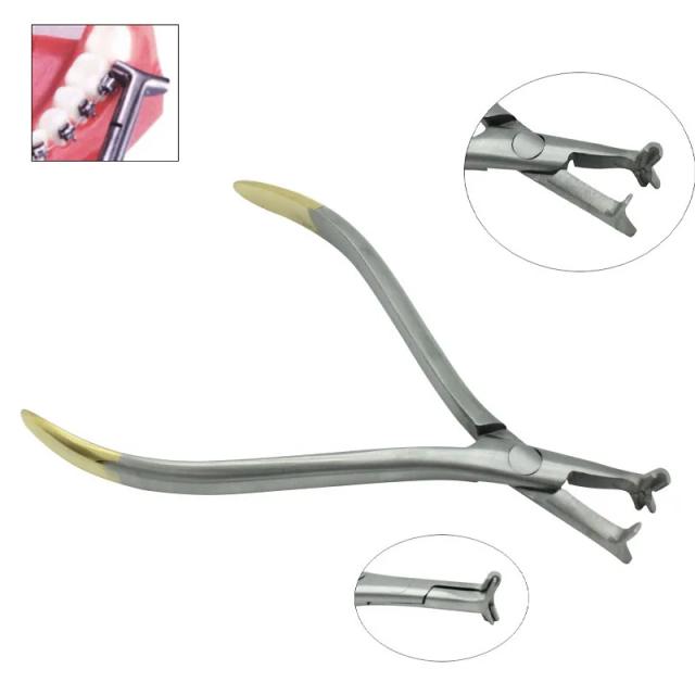 Dental Distal End Bending Plier Orthodontic NiTi Arch Wire Bender Forceps Dentistry Archwire Cinch Back Pliers on Productcaster.