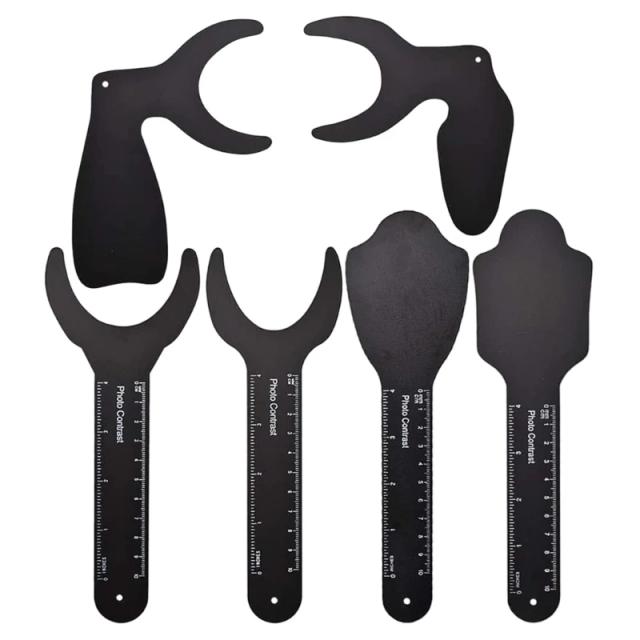 6Pcs Dental for Image Contraster Palatal Photographic Black Background Board Dental Tool Dental Intraoral Photograp on Productcaster.