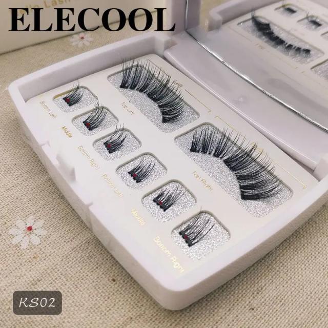 Magnetic Eyelashes Natural Look 3 Magnets Acrylic Box Fake Lashes Unique Design Best Magnetic Eyelashes Makeup Tool Cosmetics on Productcaster.