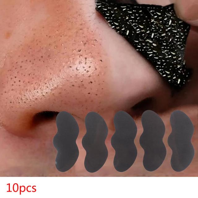 10pc Nose Blackhead Remover Mask Shrink Pore Mask Deep Nose Pore Cleansing Strip on Productcaster.