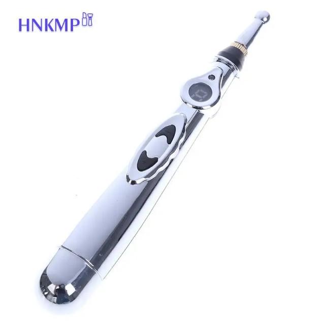 Electric Acupuncture Point Massage Pen Pain Relief Laser Therapy Electronic Meridian Energy Pen Body Head Back Neck Leg Massager on Productcaster.