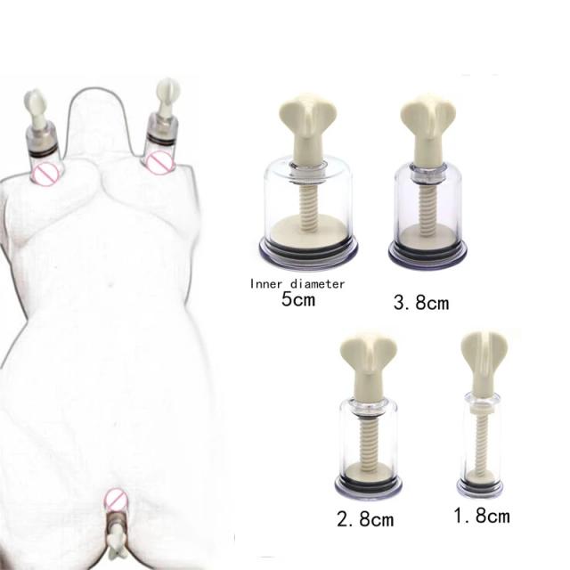 Nipple Sucker Enlarger Nipple Clamps Clit Pussy Pump Clitoris Clip Vacuum Stimulate Breast Enlarger Adults Sex Toys For Women on Productcaster.