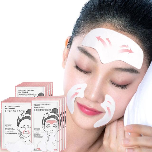 5Pcs Forehead/Mouth Wrinkle Patch Face Mask Hyaluronic Head Lines Remover Gel Masks Lifting Anti-Aging Stickers Skin Care Beauty on Productcaster.