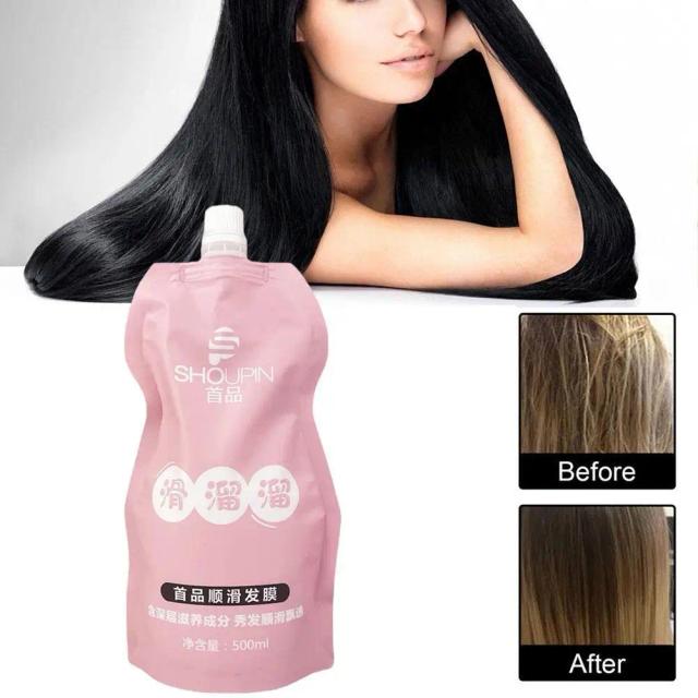 Hair Mask Repair Damage Hair Shampoo Keratin Hair&Scalp Treatment Disposable No Steaming Spa Repairing Hair Straightening Cream on Productcaster.