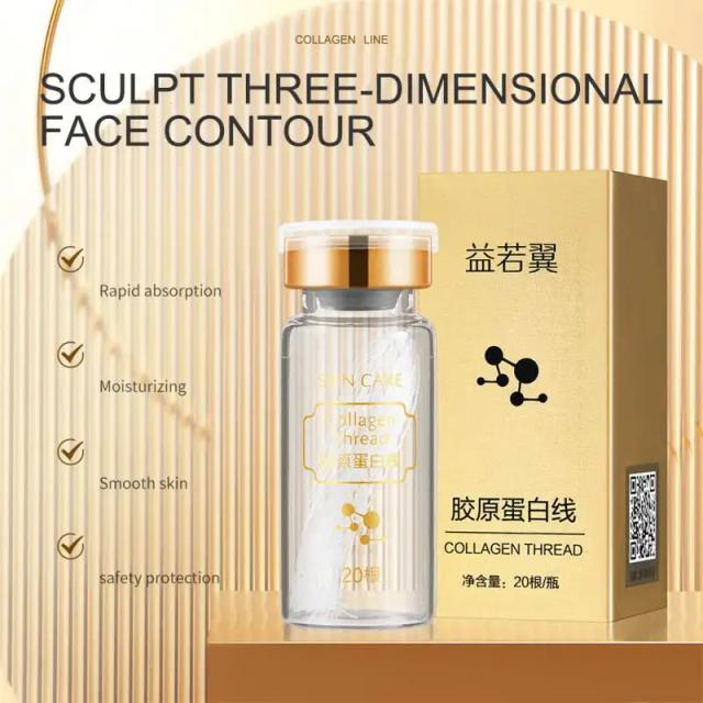 Instant Lifting Collagen Protein Thread Set Wrinkle Removal Facial Filler Absorbable V Face Thread Silk Firming Anti-aging Care on Productcaster.