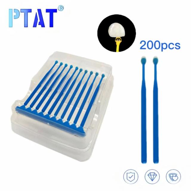 Dental Applicator Sticks Adhesive Tip for Tooth Crown Porcelain Veneer Disposable Dental Materials Brush Applicator Dentistry on Productcaster.