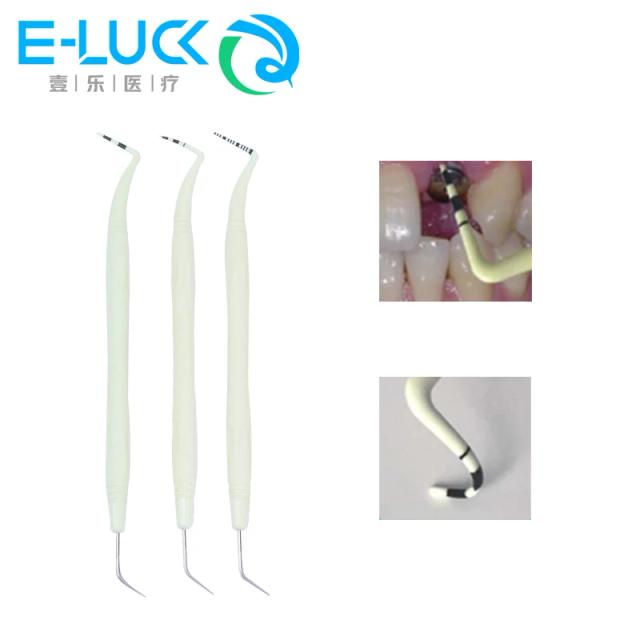 1 Piece Dental Periodontal Probe Double Head Teeth Cleaning Hygiene Probe Probe Hook Pick Dental Tools Products on Productcaster.