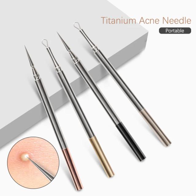 Double Head Blackhead Comedone Acne Blemish Extractor Remover Stainless Needles Blackhead Pimple Blemish Extractor Remove Tools on Productcaster.