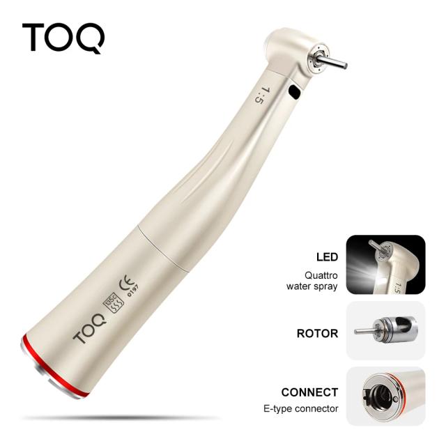 Dental Factory equipment increasing red ring 1:5 with light contra angle handpiece Push Button dental handpiece medical suppl on Productcaster.