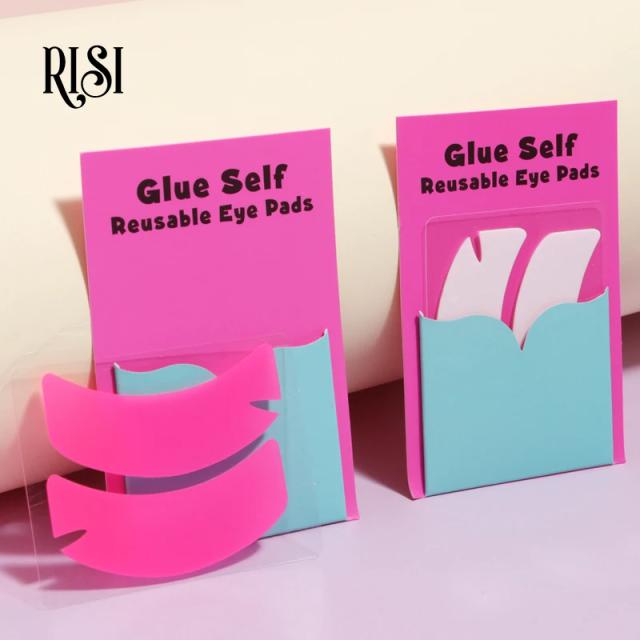 RISI Reusable Eyelashes Extension Under Eye Patches Sticky Eyelash Extension Patch Silicone Eye Pads Lash Lift Pads Silicone on Productcaster.