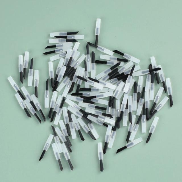 100Pcs Dental Replaceable Disposable Composite Brush Tips Applicator + Free Handle on Productcaster.