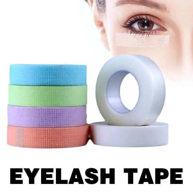 1Rolls Color Eyelash Extension Eye Pad Breathable Non-woven Adhesive Tool Extension Tape EyelashLash Cloth Makeup Medical T F9U3 on Productcaster.