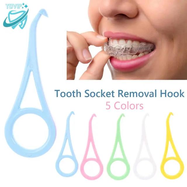 1Pc Plastic Hook Dental Removal Tool Orthodontic Aligner Remove Invisible Removable Braces Clear Aligner Oral Care Tools on Productcaster.