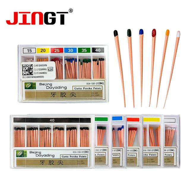 JINGT 1Box Dental Gutta Percha Paper Point 15-40 Root Canal Endodontics Cotton Fiber Tips Dentistry Materials 0.02 04 06 Sizes on Productcaster.