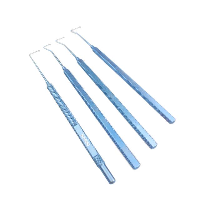 Titanium Hook Retina Spatula Helveston Muscle Hook Tweezer Ophthalmic Forceps Ophthalmic Instrument on Productcaster.