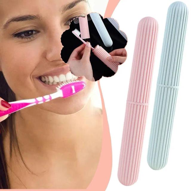 Multi-Function Toothbrush Case with Cover Portable Brush Boxes Protect Outdoor Bathroom Travel Tube Cover Home Dust-Proof T D7H8 on Productcaster.