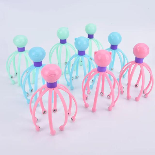 1PC Claw Massager Octopus Head Scalp Neck Stress Release Relief Head Care on Productcaster.