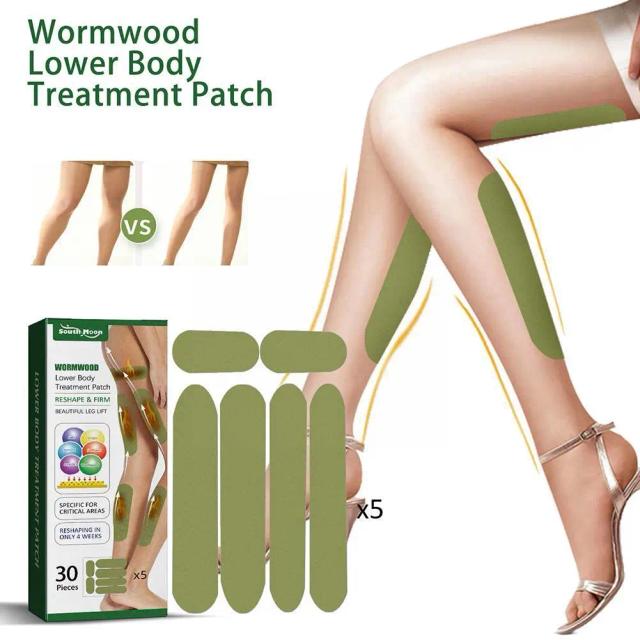 Wormwood Leg Slimming Patch Lifting Thigh Shaping Sticker Heating Self Discomfort Relieve Knee Cellulite Meridians Reduce W P5Z6 on Productcaster.