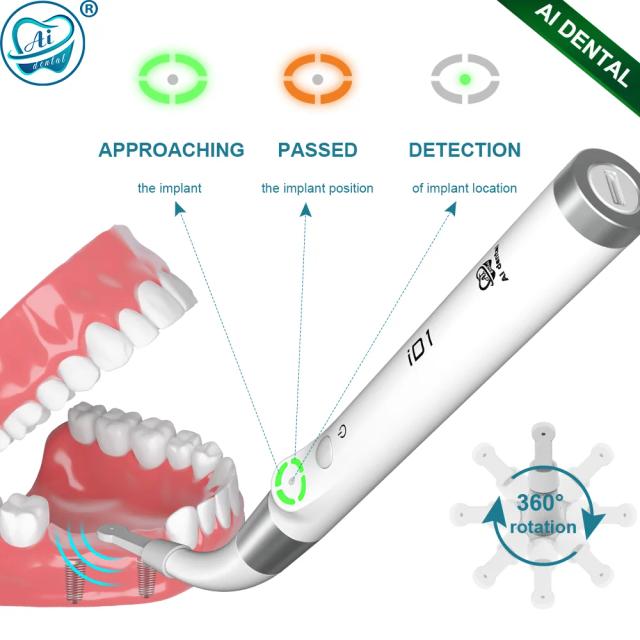 AI-iD1 Dental Implant Locator Detector with 3 Modes Precise Sensor Smart Find Implant Screw can 360° Rotation Portable Finder on Productcaster.