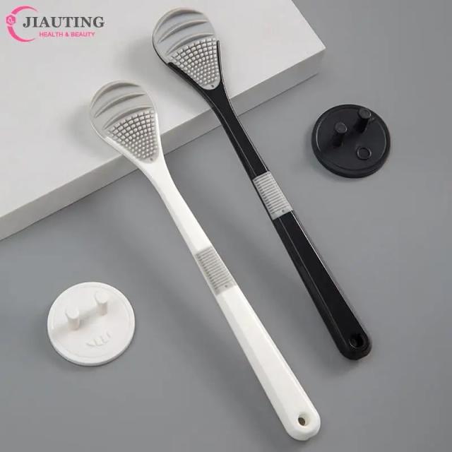 Double Side Tongue Cleaner Brush For Tongue Cleaning Oral Hygiene Tools Tongue Scraper Toothbrush Fresh Breath on Productcaster.