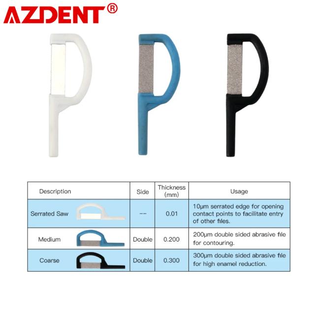 AZDENT 3 PCS Dental Orthodontic Interproximal Enamel Reduction IPR Automatic Strip Interproximal Stripping Handpiece Parts on Productcaster.